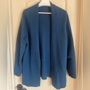 Royal blue womens cardigan. XL.